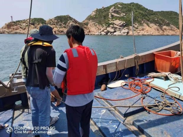 海上风电场国家级示范项目机位扫测